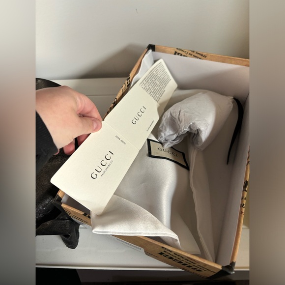 GUCCI Leather Pilar Espadrille Mules - Picture 10 of 11